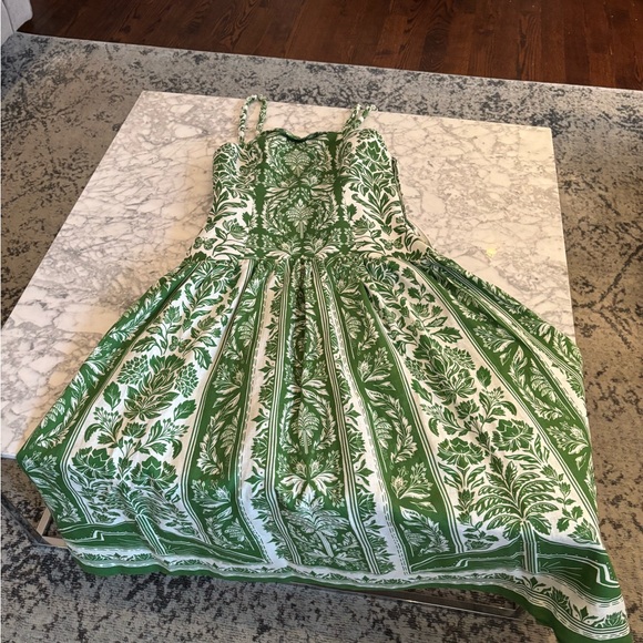 FARM Rio Dresses & Skirts - New with tags FARM Rio Delicate Tapestry Green Midi Dress